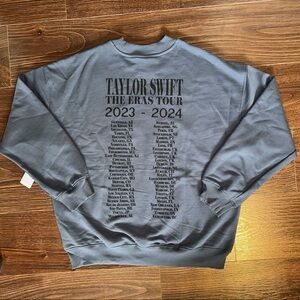 Taylor Swift Eras Tour Blue Crewneck
